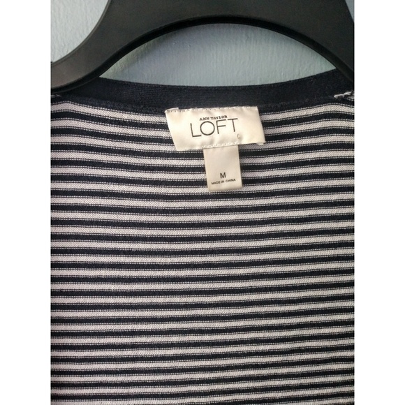 Ann Taylor Loft Striped Cardigan (Comfy + Chic!!) - Picture 3 of 6